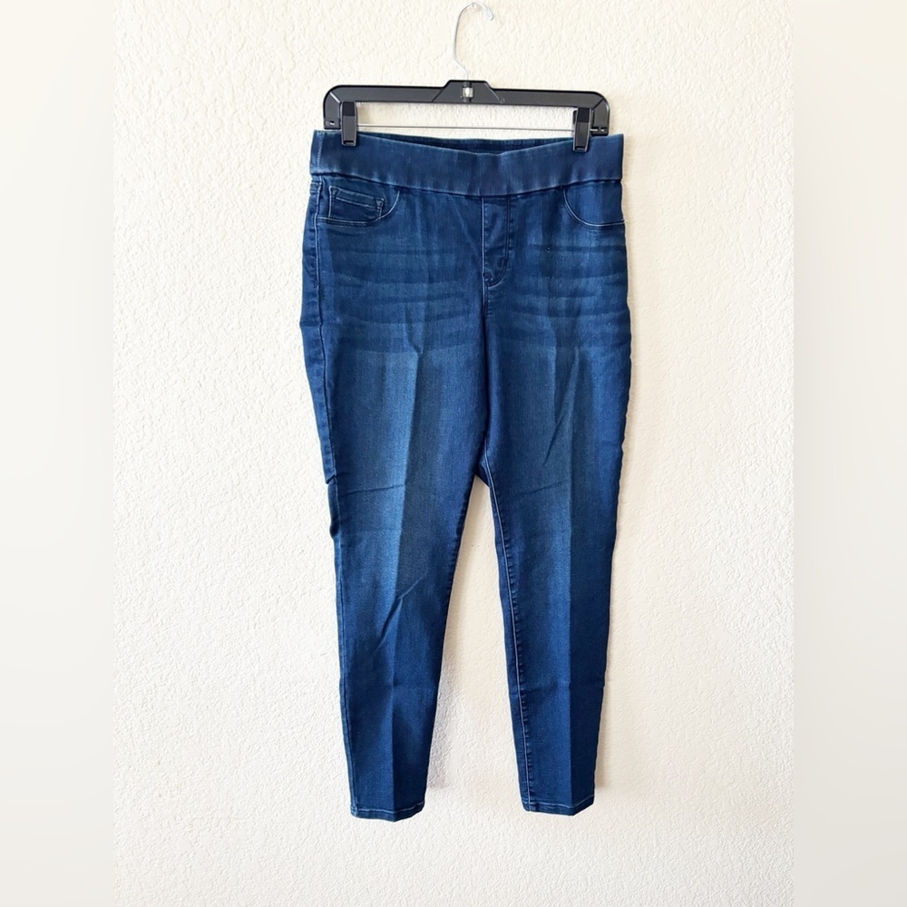 Nine West Super Skinny Jeggings Size 8 Dark Wash Pull On Stretch Denim Pants